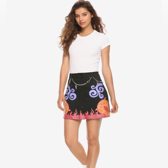 Her Universe Disney Aladdin Magic Carpet Denim Mini Skirt Size L Hot Topic - Picture 2 of 9